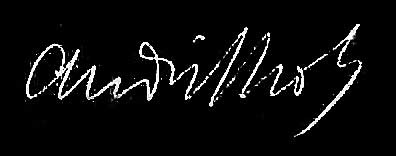 Signature de DIGNIMONT André