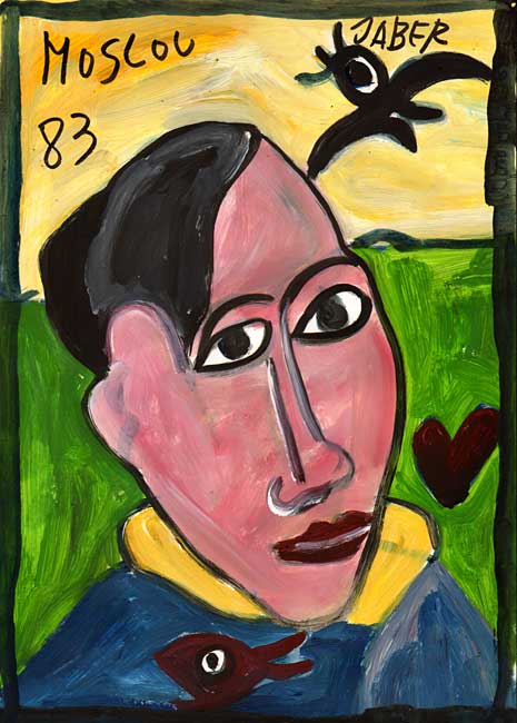 JABER al-Mahjoub : Portrait de Picasso / 2002 * Cliquer pour voir l'image en grand