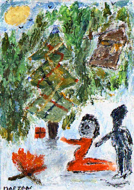 MARJAN : L'arbre de Noël du pauvre campagnard / 2016 * Cliquer pour voir l'image en grand
