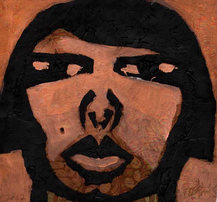 TAJIOUTI  Abdelkrim  : head or alive / 2002 * Cliquer pour voir l'image en grand